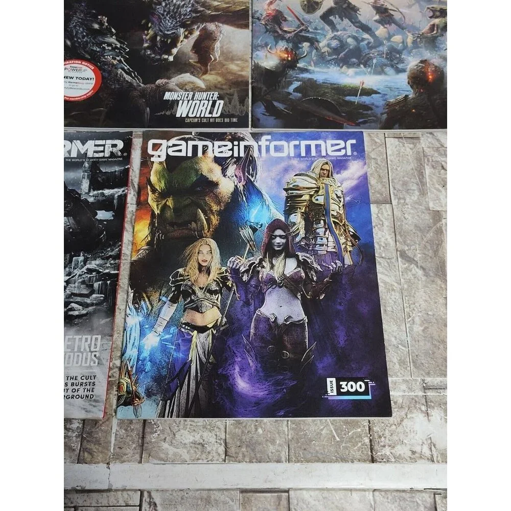 Lot Of 5 Game Informer Magazine Issues 294, 296, 298, 299, 300